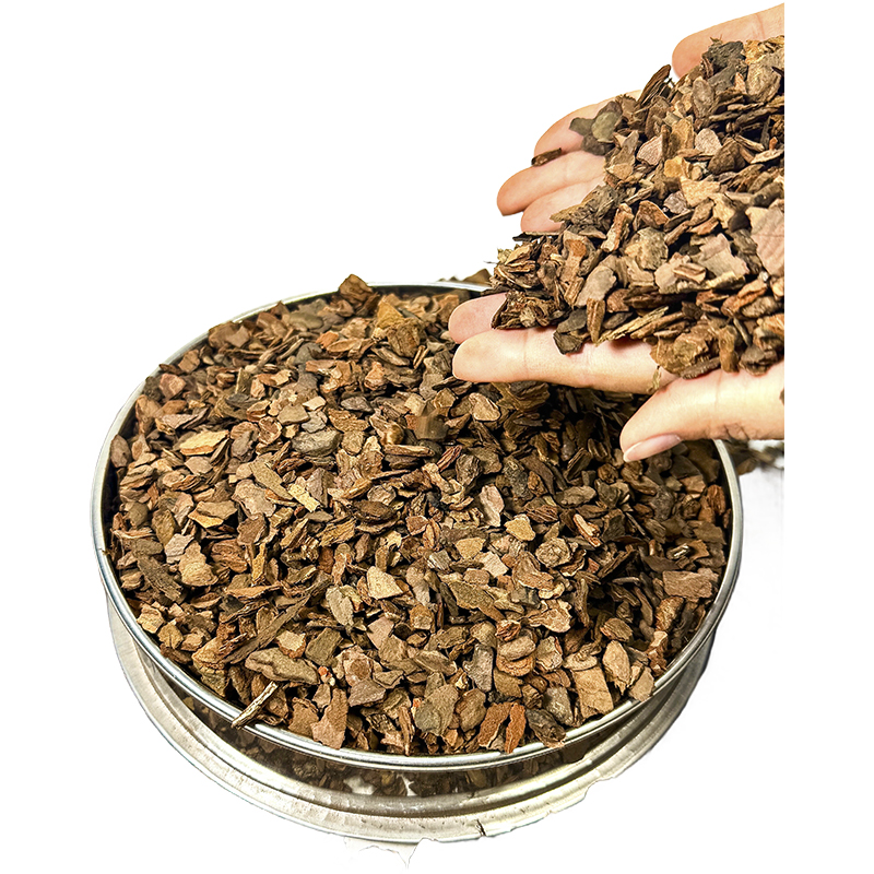 What changes occur in the microbial community during pine bark fermentation?